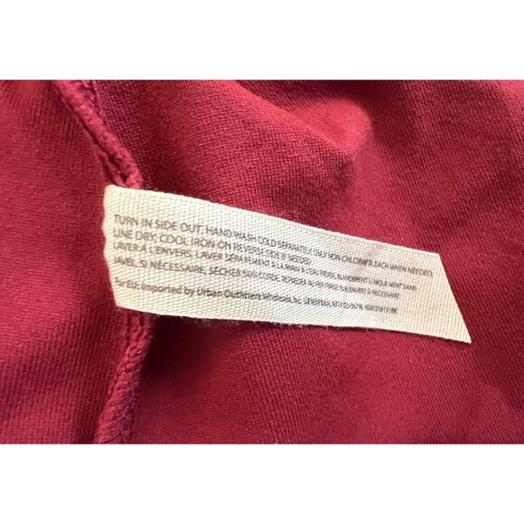 Free People Forever Young Red Lace Long-Sleeve Bodysuit Size Large - Picture 8 of 12